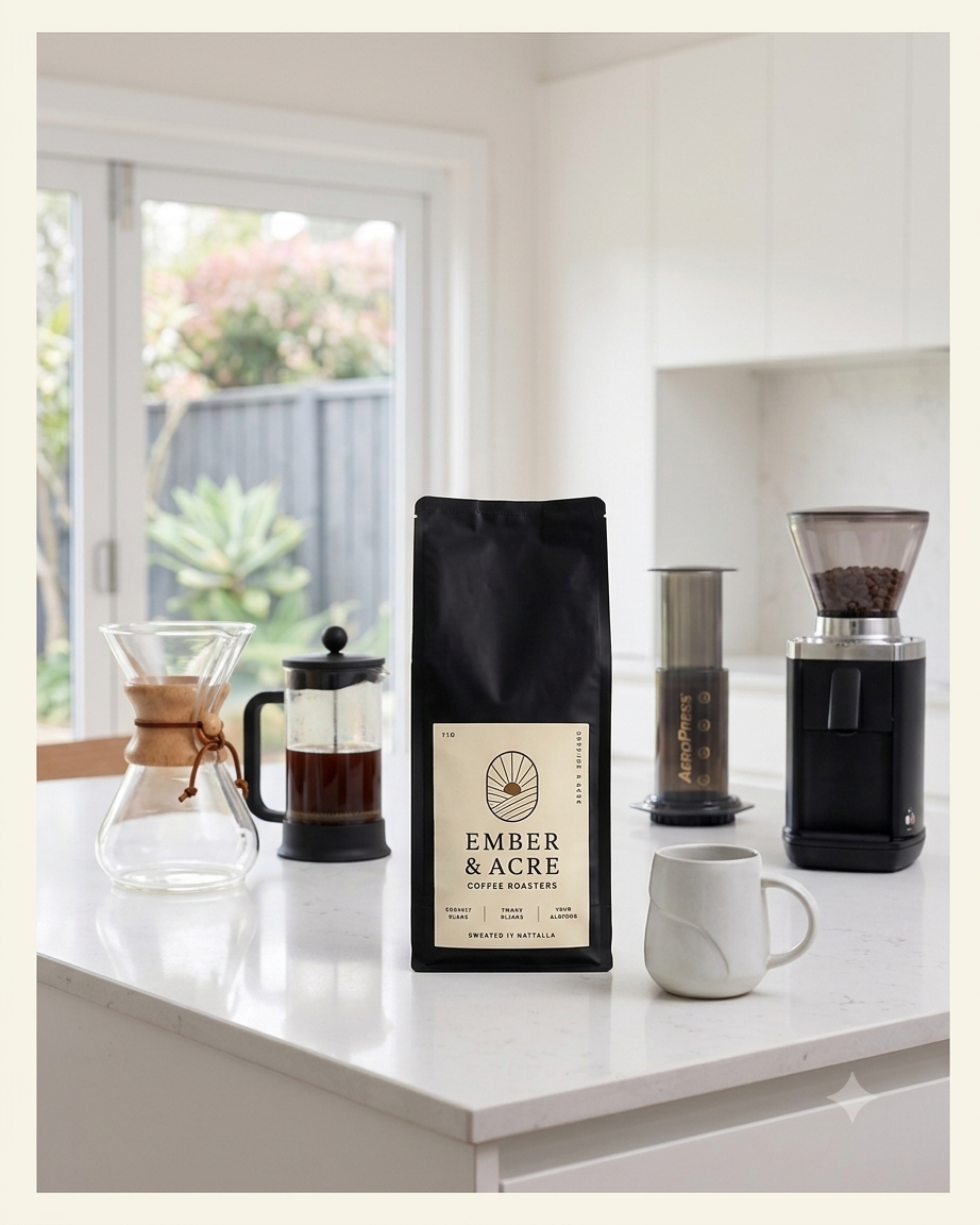 Ember & Acre White Emblem – view 1