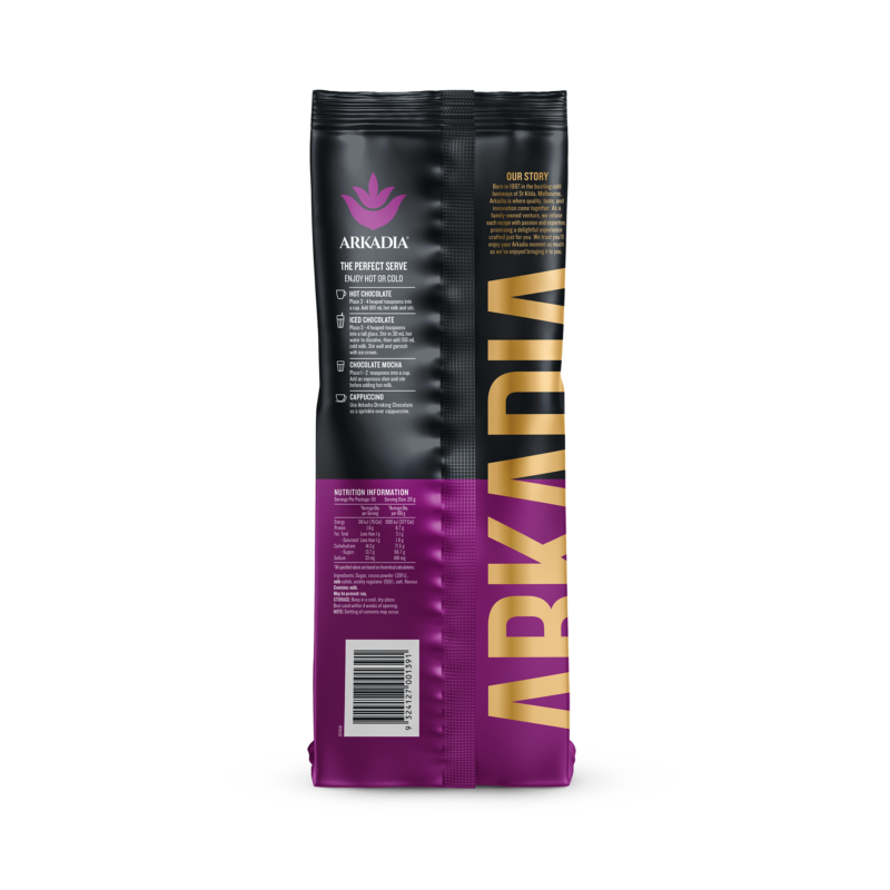 Arkadia 28% Drinking Chocolate 1kg – view 2