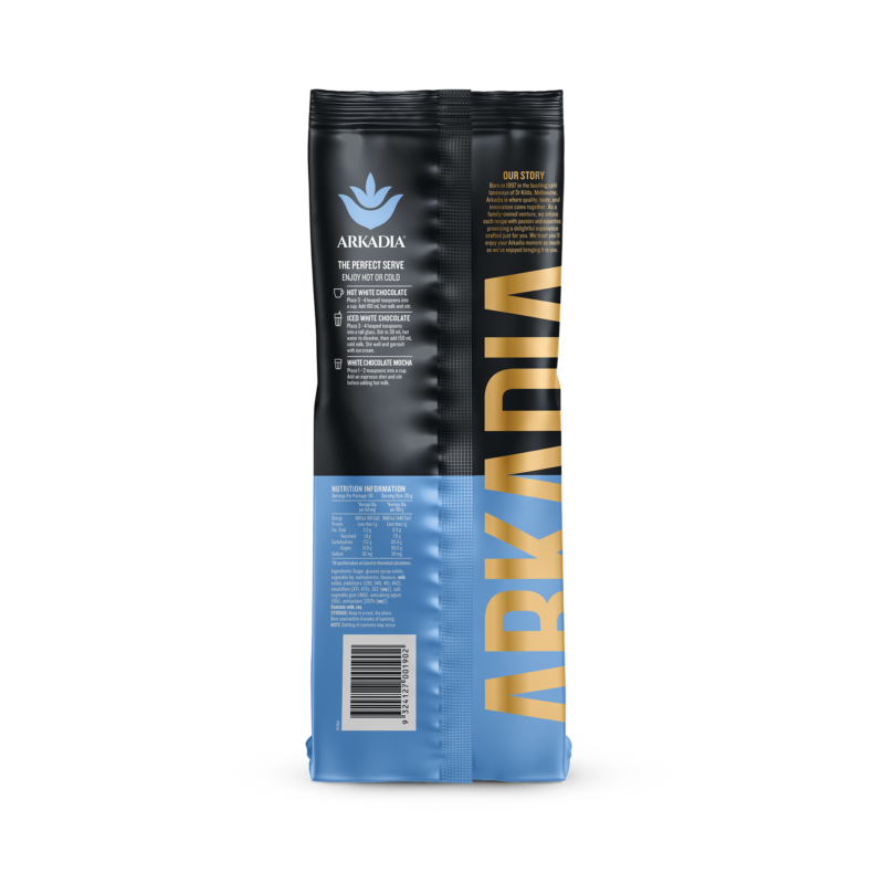 Arkadia White Drinking Chocolate 1kg – view 1